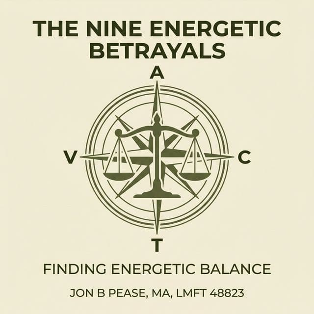 The Nine Energetic Betrayals© Cover Design